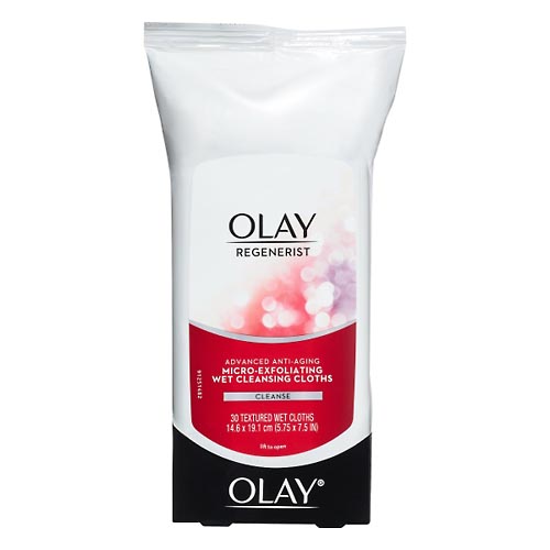 Image for Olay Cleansing Cloths, Wet, Micro-Exfoliating,30ea from Nambe Drugs