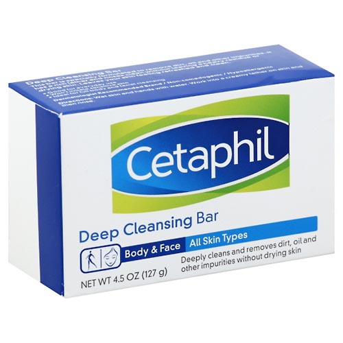 Image for Cetaphil Cleansing Bar, Deep,4.5oz from Nambe Drugs