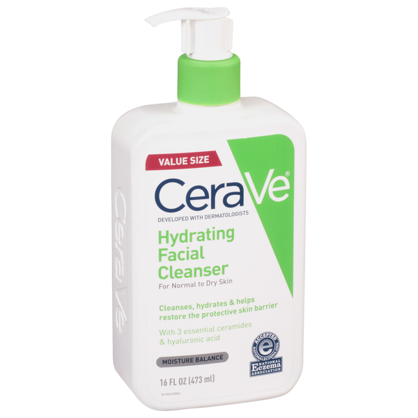 Image for CeraVe Facial Cleanser, Hydrating, Value Size,16fl oz from Nambe Drugs